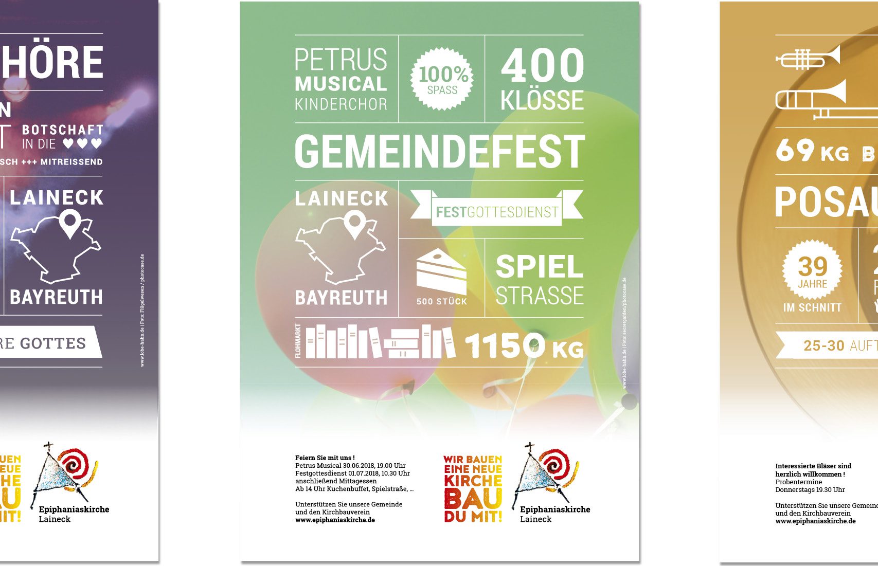 Design Plakat Gemeindefest