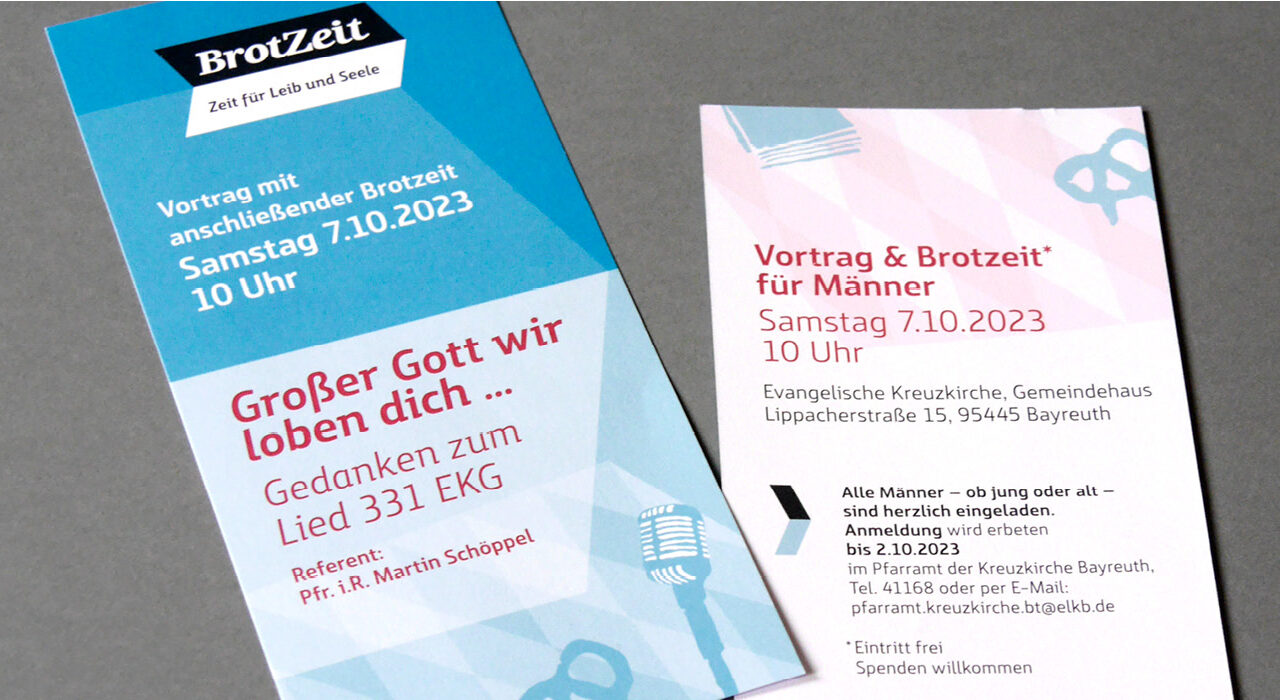 Brotzeit – Zeit für Leib und Seele – Flyer