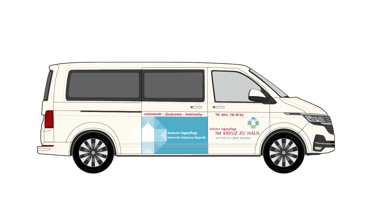 Solitäre Tagespflege Im Kreuz zu Haus – Taxiwerbung